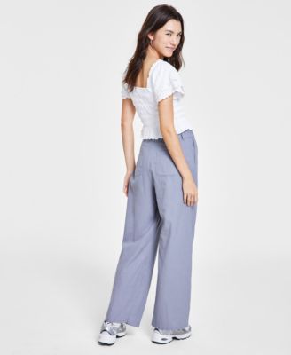 Juniors' Comfort-Waist Slim Trouser Pants