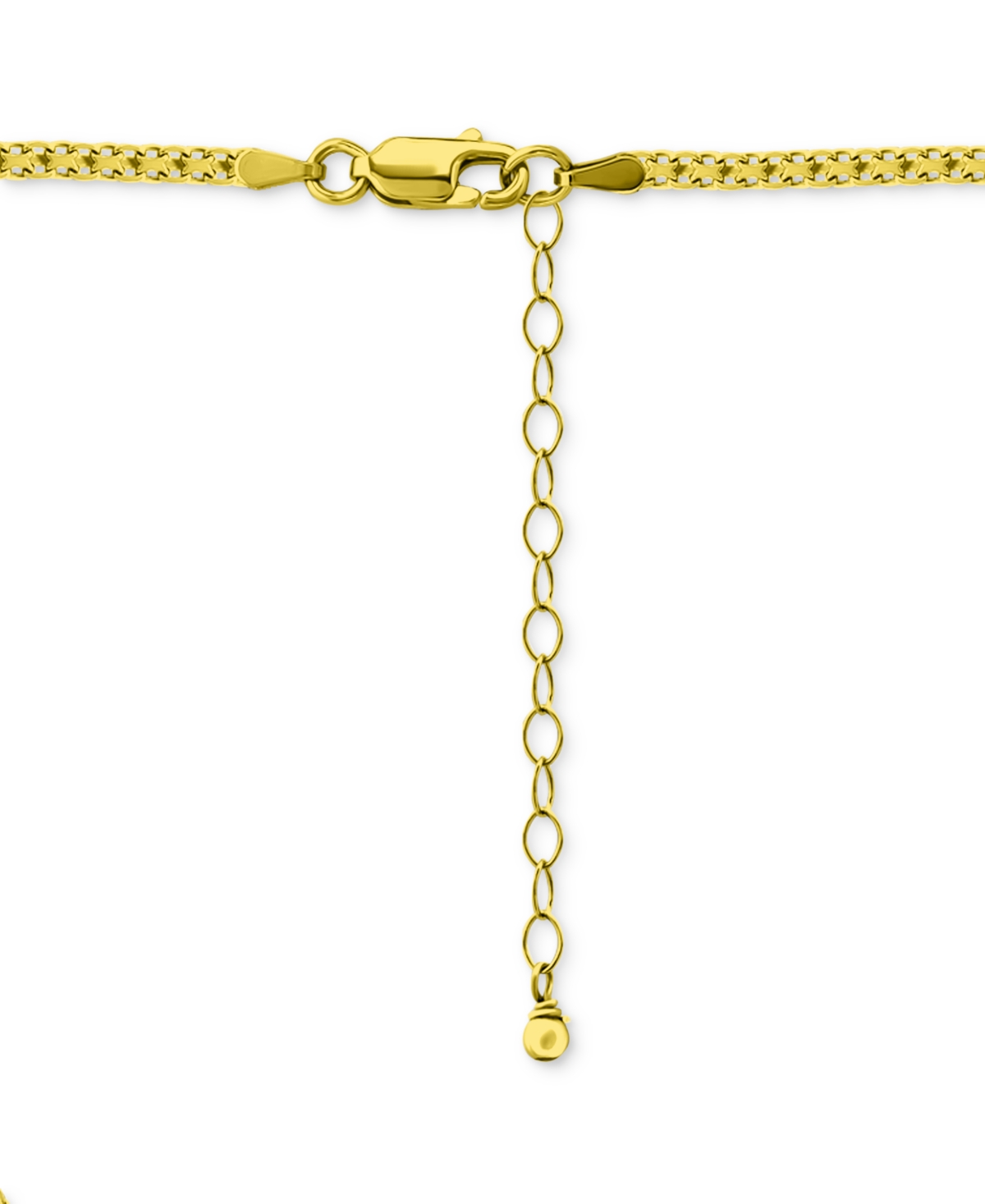 Lab-GrownLariat Necklace (2-3/4 ct. t.w.) in 18k Gold-Plated Sterling Silver, 16