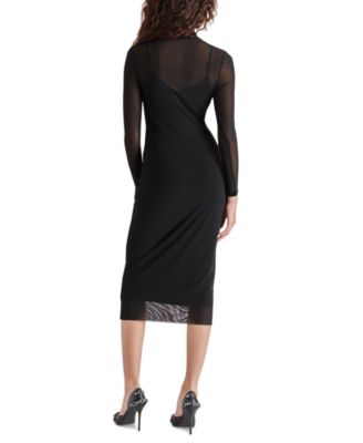 美品！My shawty vivienne sheer sleeve dress My shawty（ﾏｲｼｬｳﾃｨｰ）の「vivienne sheer sleeve dress（ドレス