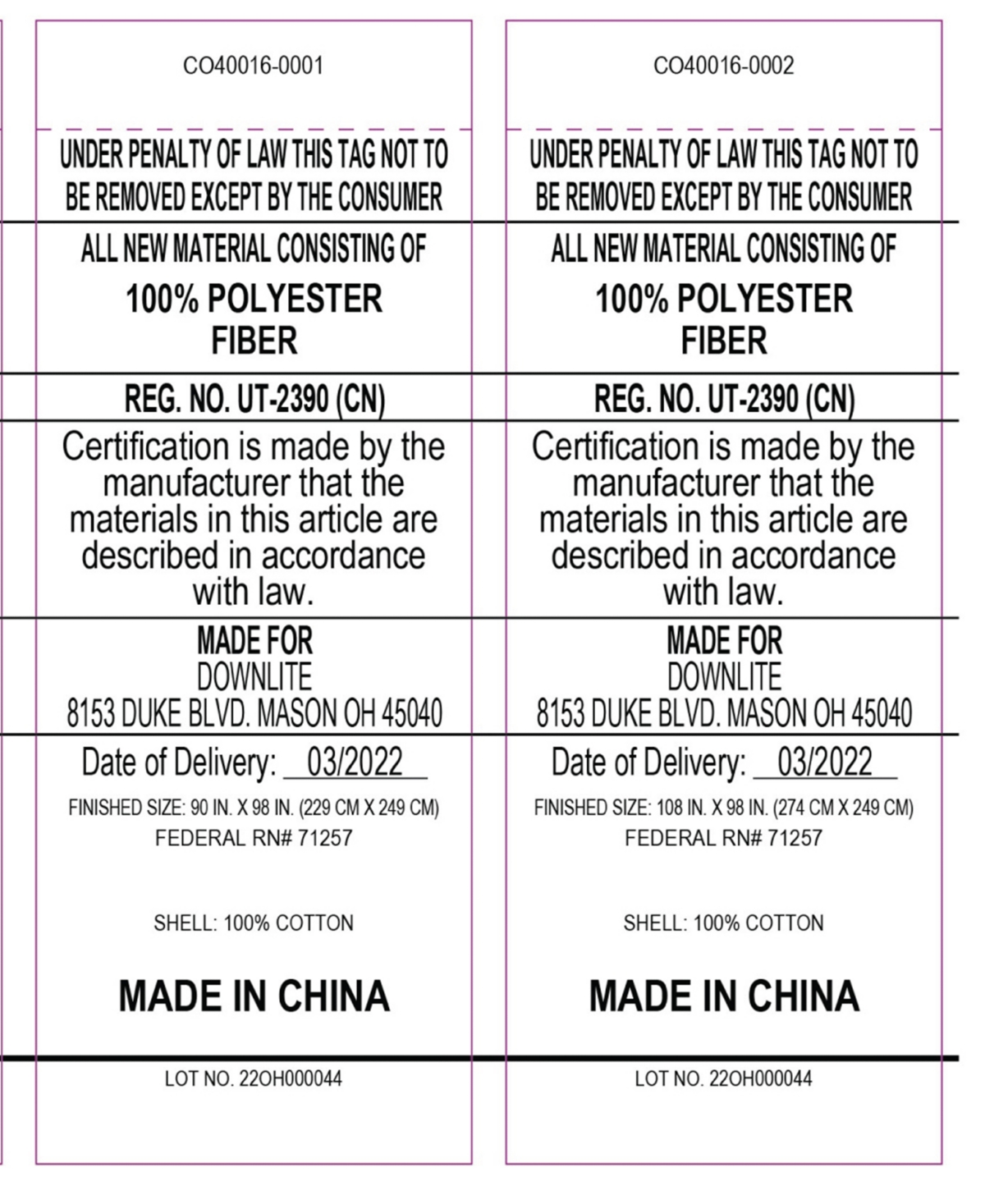 Eddie Bauer All Seasons 400 Thread Count Down Alternative Striped Luxury Oversized Duvet Insert,