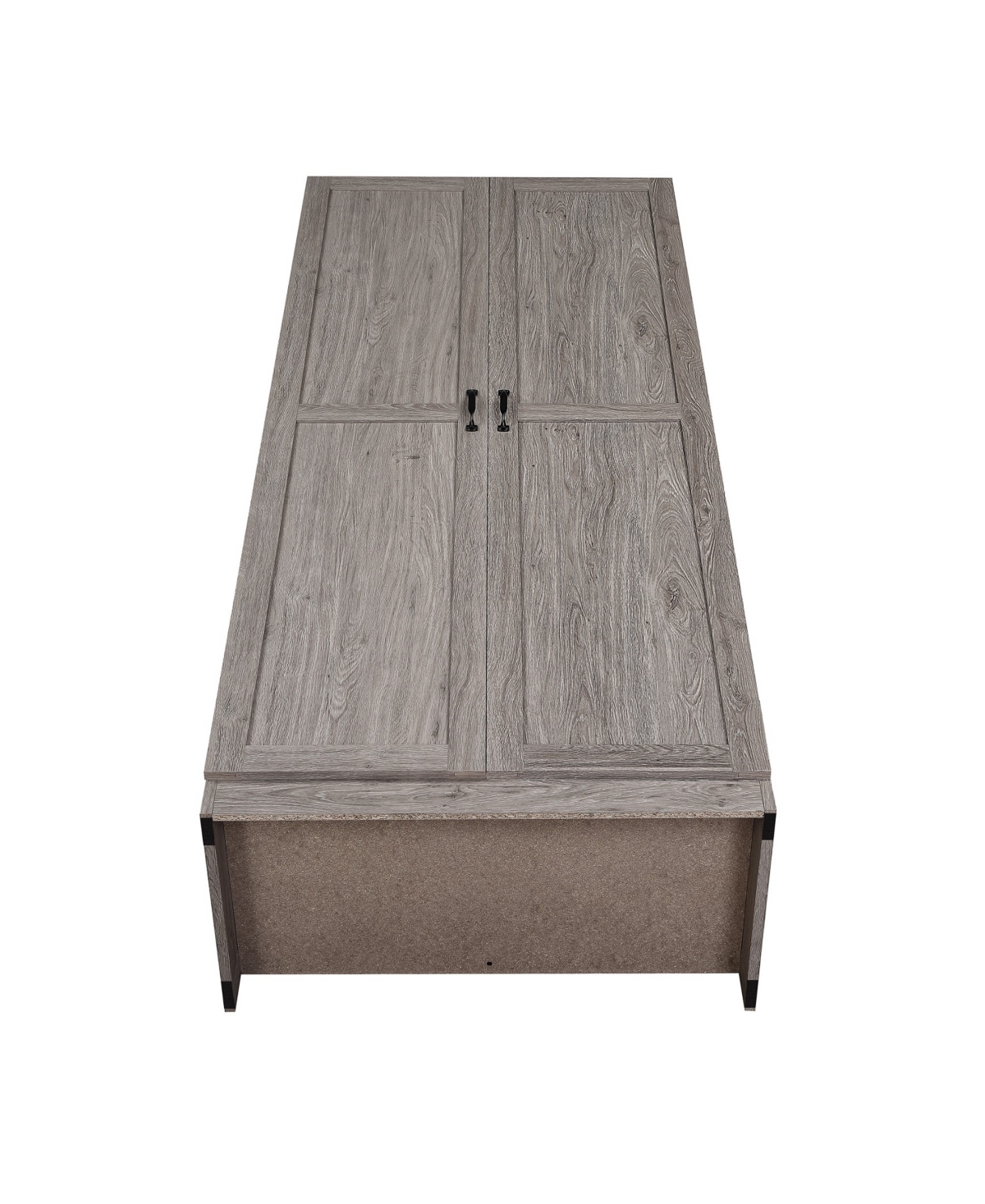 Manhattan Comfort Hopkins 2-Piece Density Fibreboard 4-Shelf Storage Closet Set