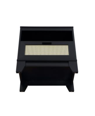 Sheridan 21.63" 1-Drawer Cane Nightstand