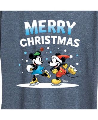  Plus Size Disney Merry Christmas Graphic T-shirt