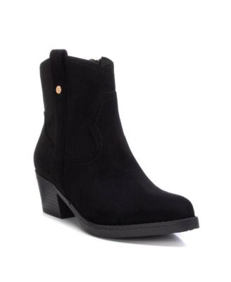 Women's Suede Italian Western Boots By
