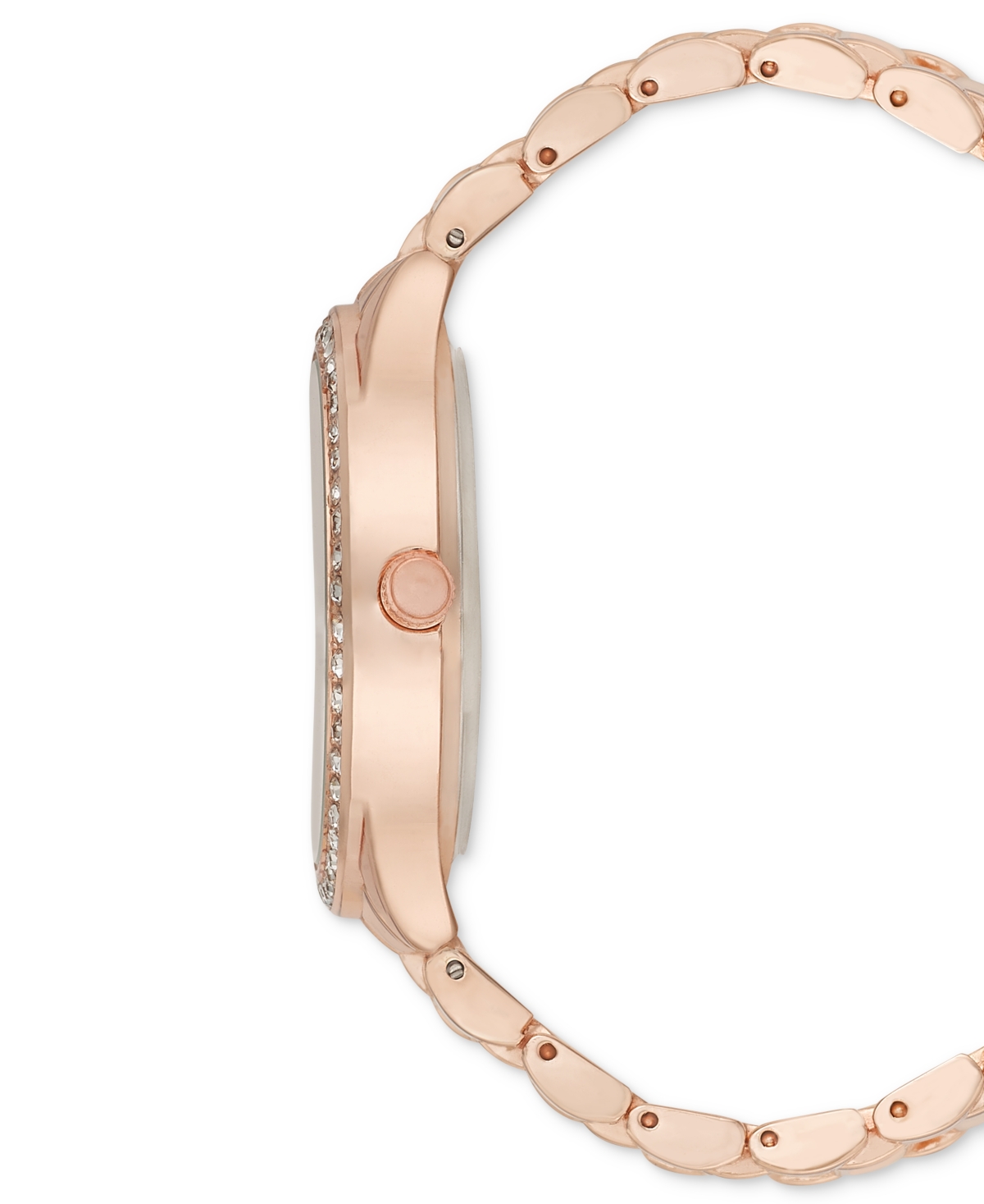 Shop Inc International Concepts Women's Gold-tone Bracelet Watch 36mm, Created For Macy's In Rose Gold