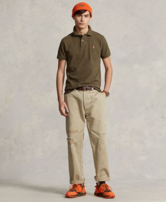 Men's Custom Slim Fit  Mesh Polo
