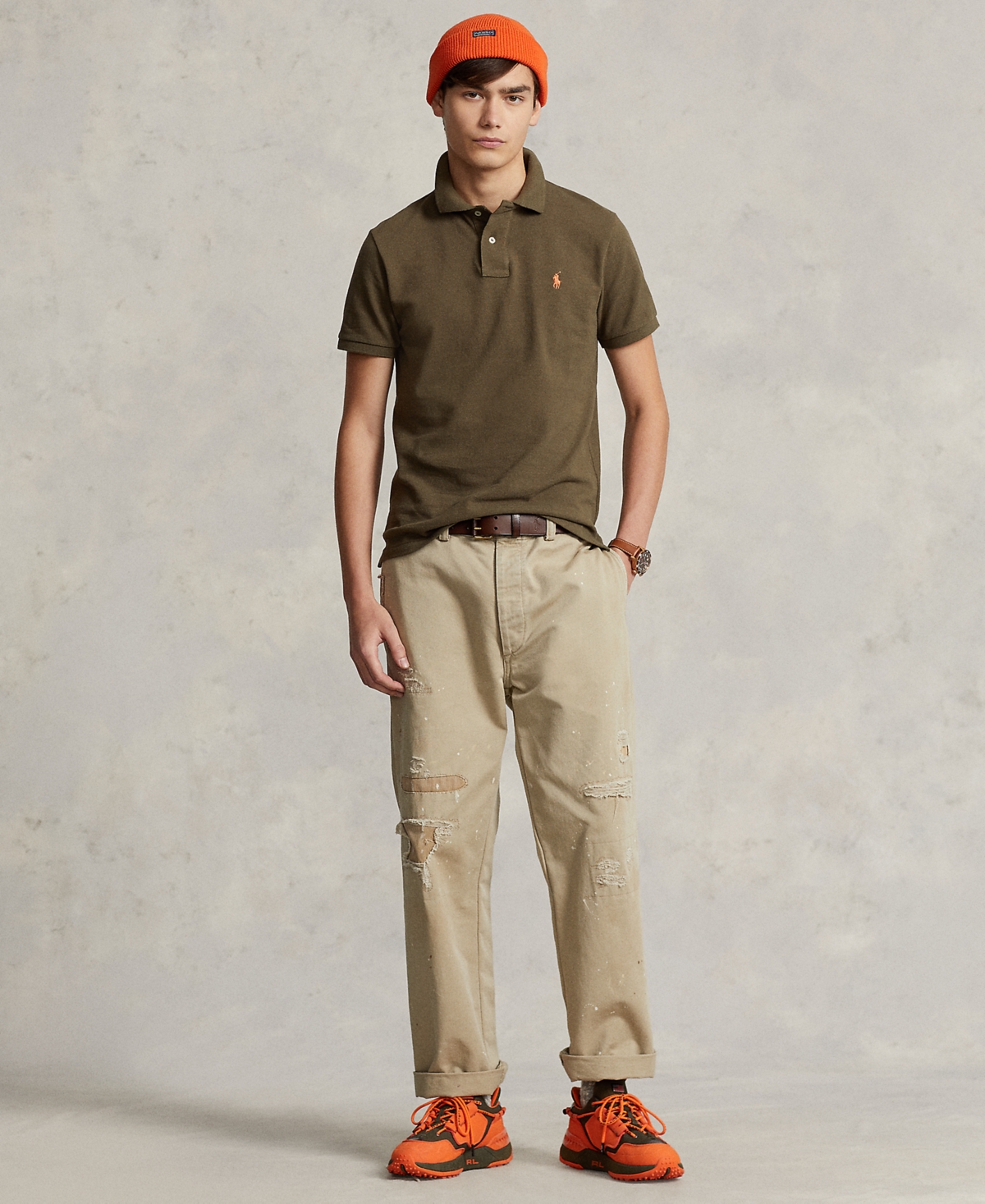 Polo Ralph Lauren Men's Custom Slim Fit Mesh