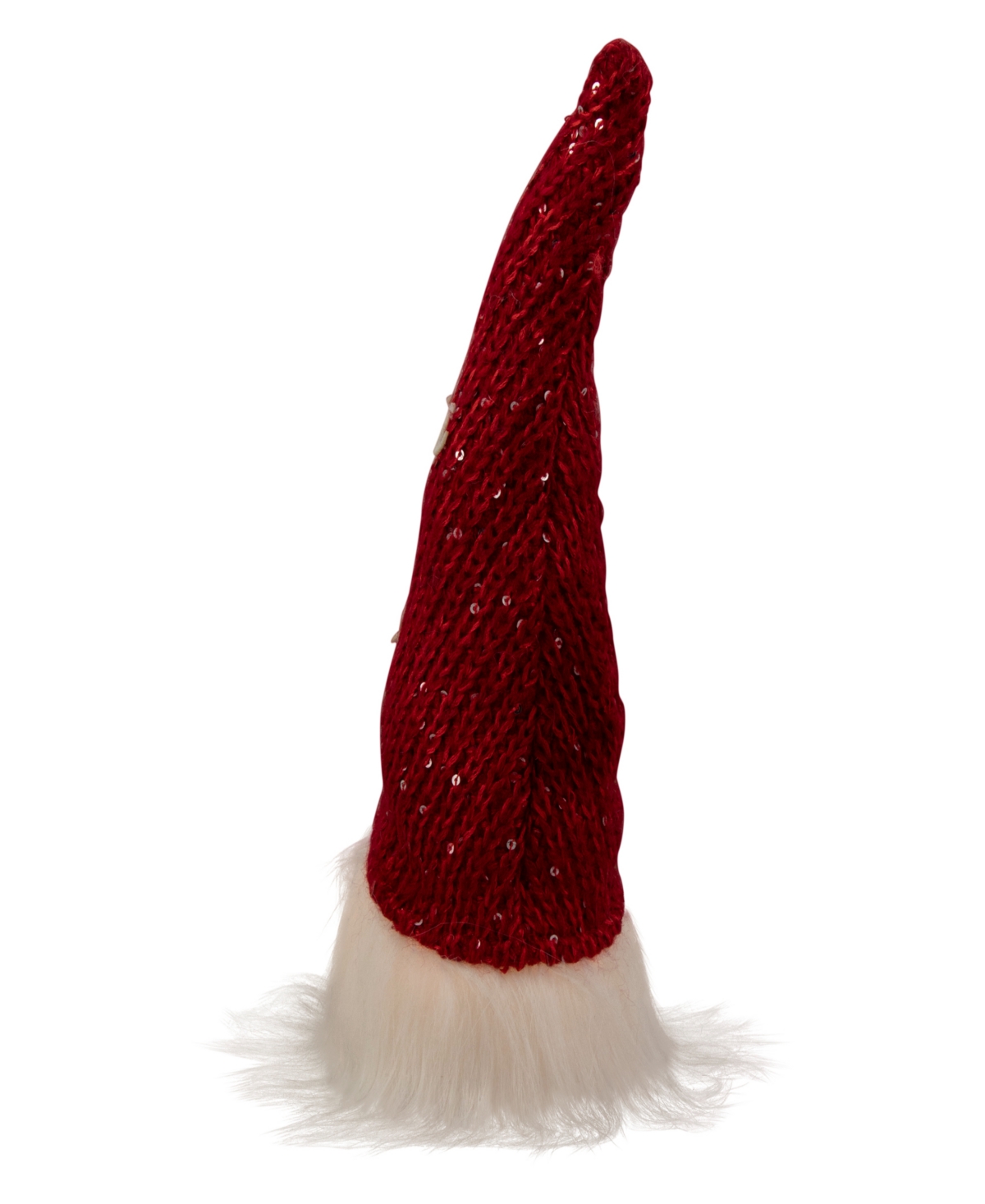 Northlight 11.5" Lighted Knit 'kiss Me' Hat Valentine's Day Gnome In Red