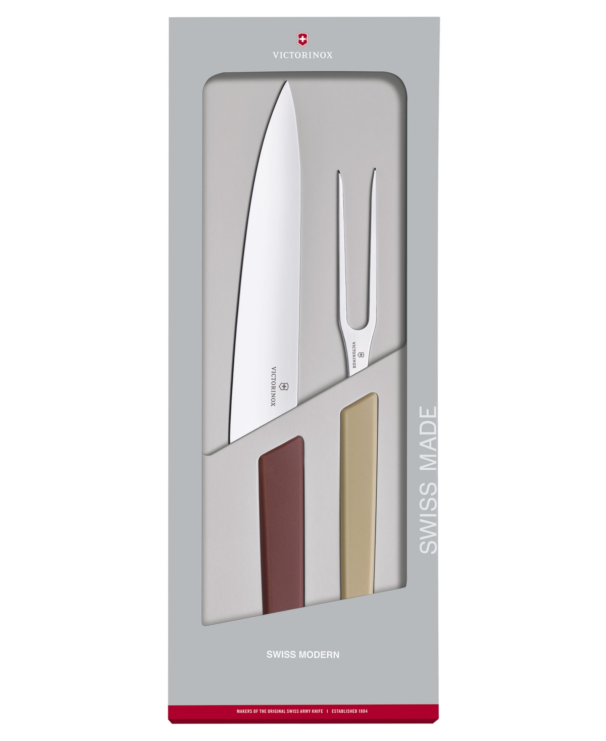 Shop Victorinox Stainless Steel 2 Piece Carving Set In Assorted