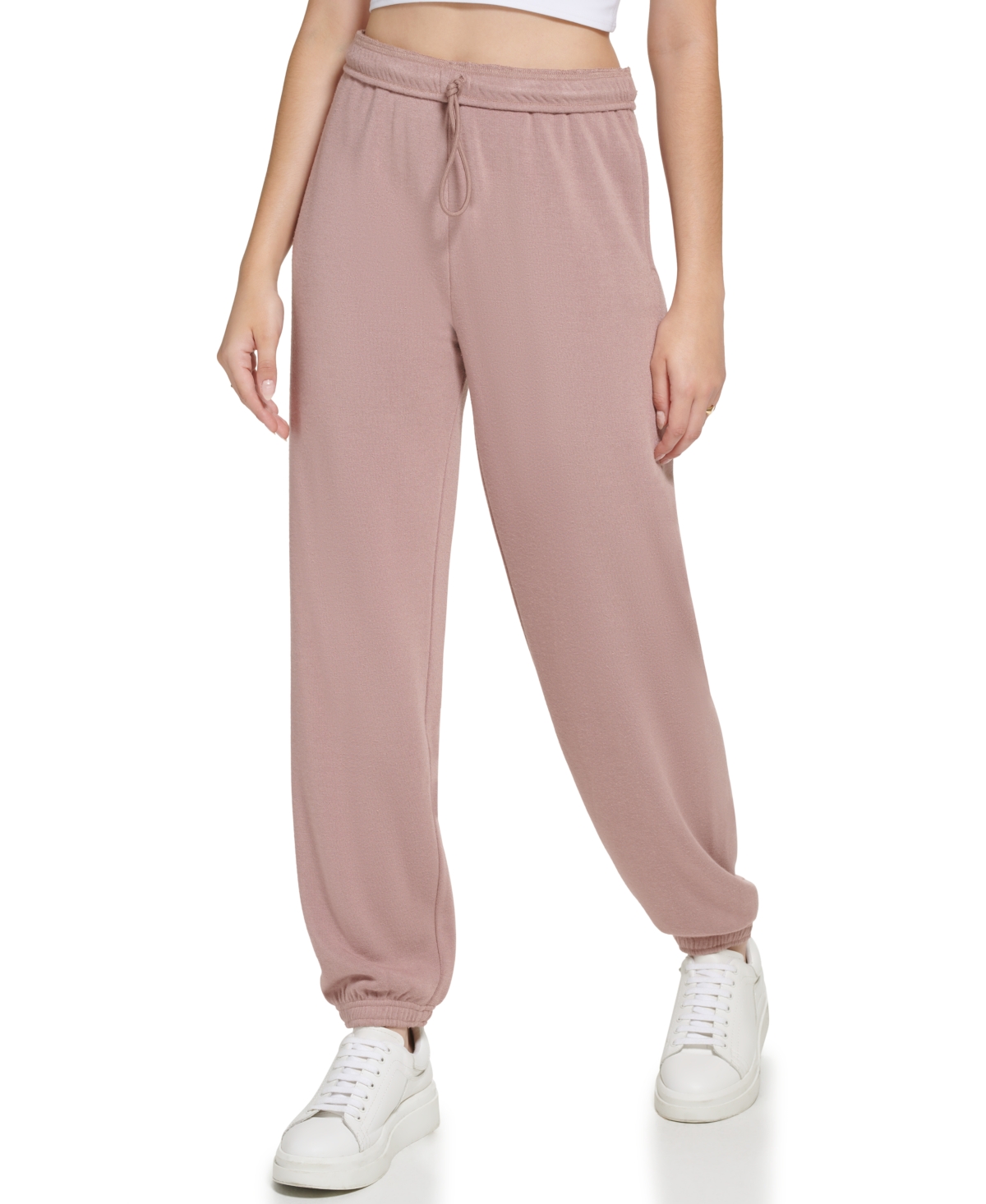 Andrew Marc Sport Women's Furry Fleece Lined Jogger Pants