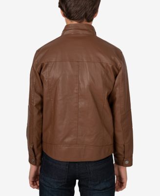 Boy's PU Jacket With Lining