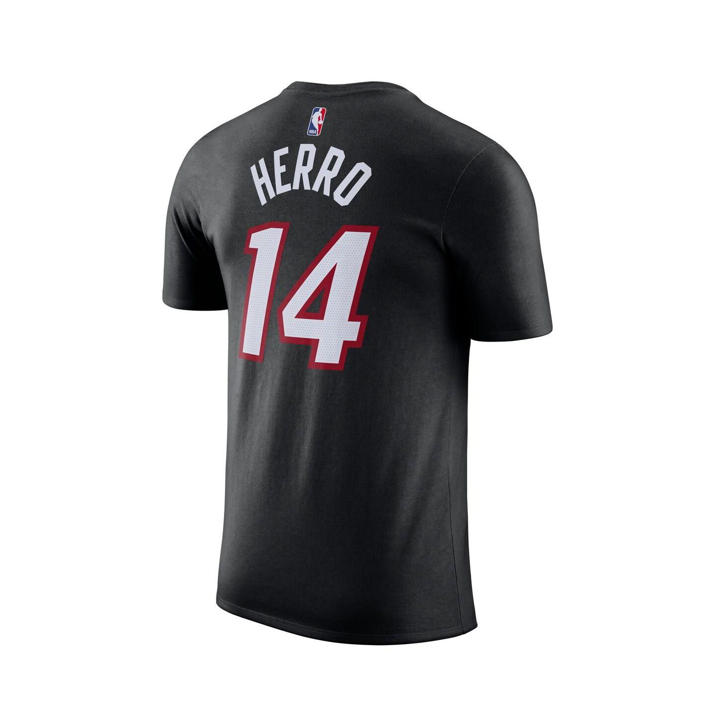Мужская футболка Nike Tyler Hero Black Miami Heat Icon 2022/23 Name and Number — фото 3