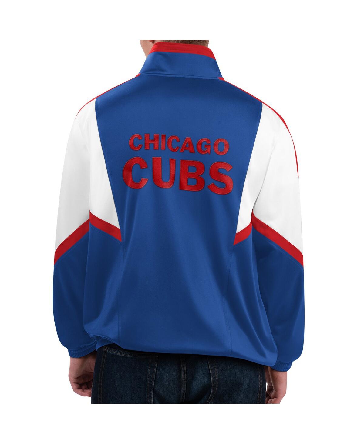 Starter Men's  Royal Chicago Cubs Lead Runner Full-zip Jacket In Royal