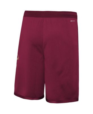 Big Boys Wine Cleveland Cavaliers Icon Edition Mesh Performance Swingman Shorts