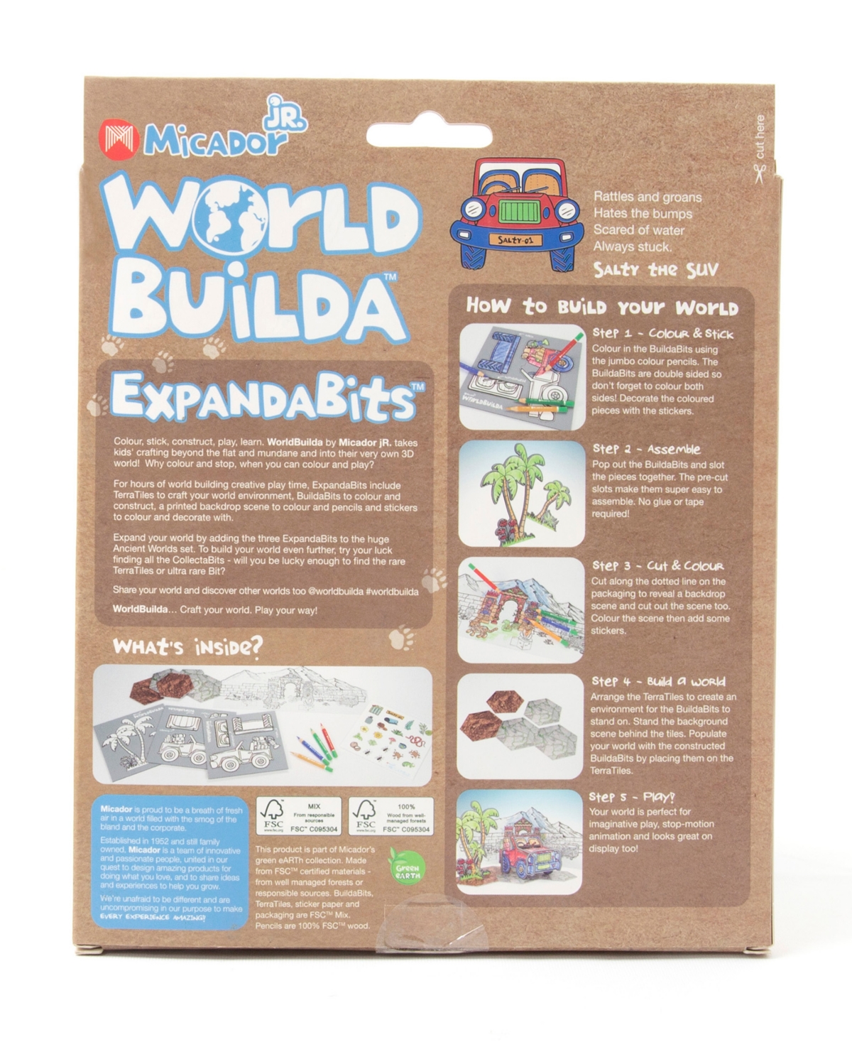 Shop Micador Jr. Worldbuilda Expandabits Color & Build Kit, Salty The Suv