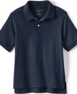 Boys Short Sleeve Interlock Polo Shirt