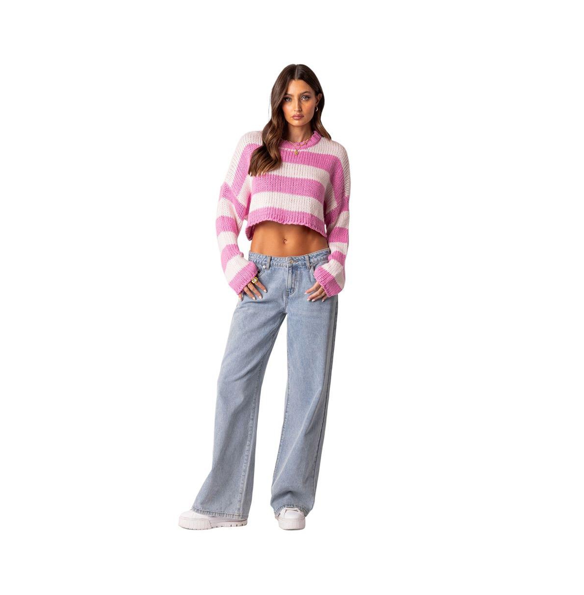 Women's Ozzy Cropped Knitted Sweater
