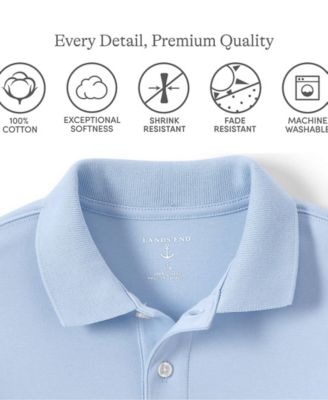 Kids Short Sleeve Interlock Polo Shirt