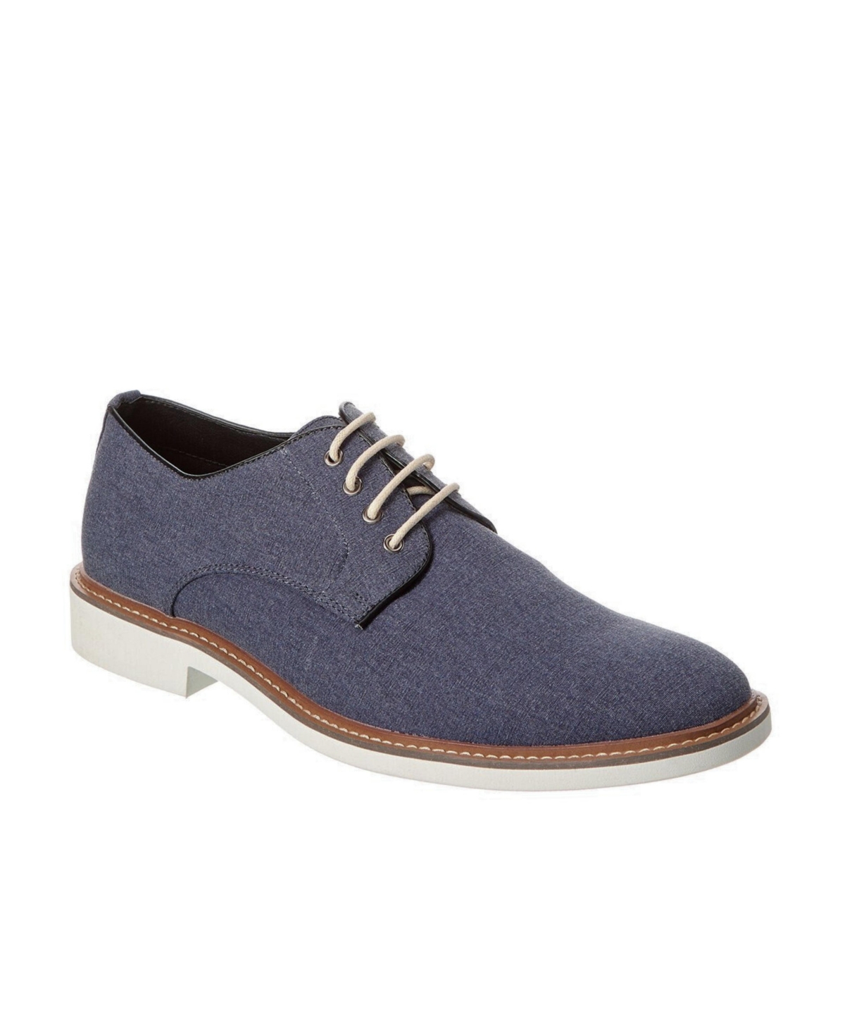 Men's Men s Spencer Casual Lace-Up Plain Toe Derby Shoes - Navy