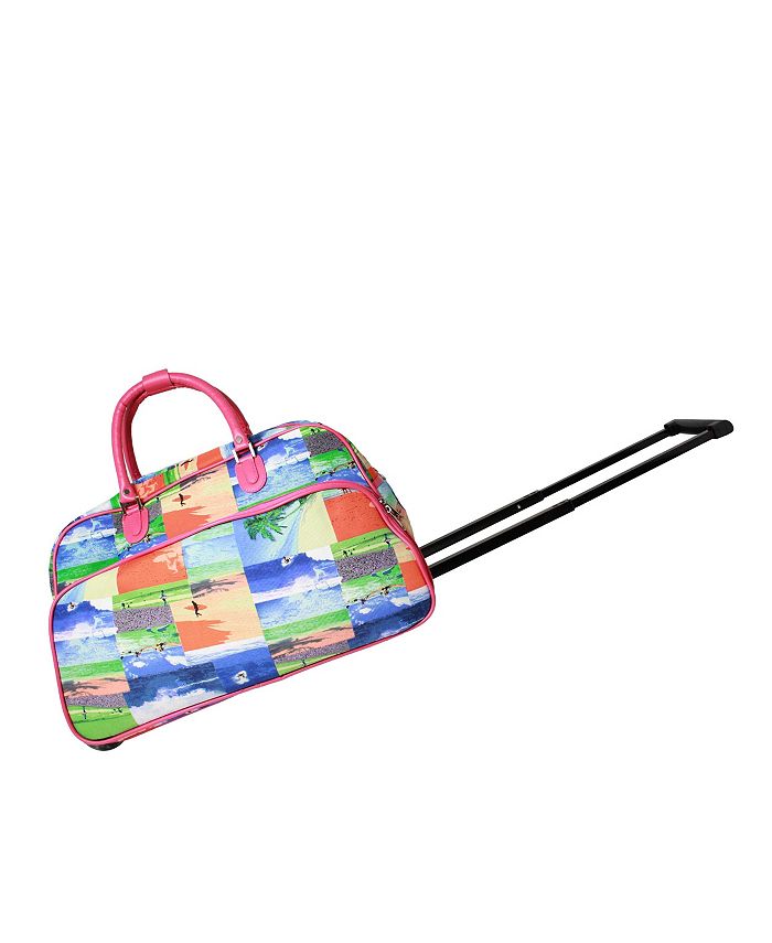 Macy's rolling sales duffel bag