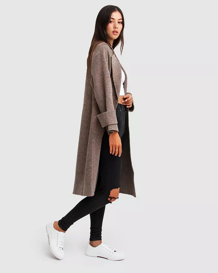 Women's Rumour Has It Oversized Wool Blend Coat - thumbnail 5