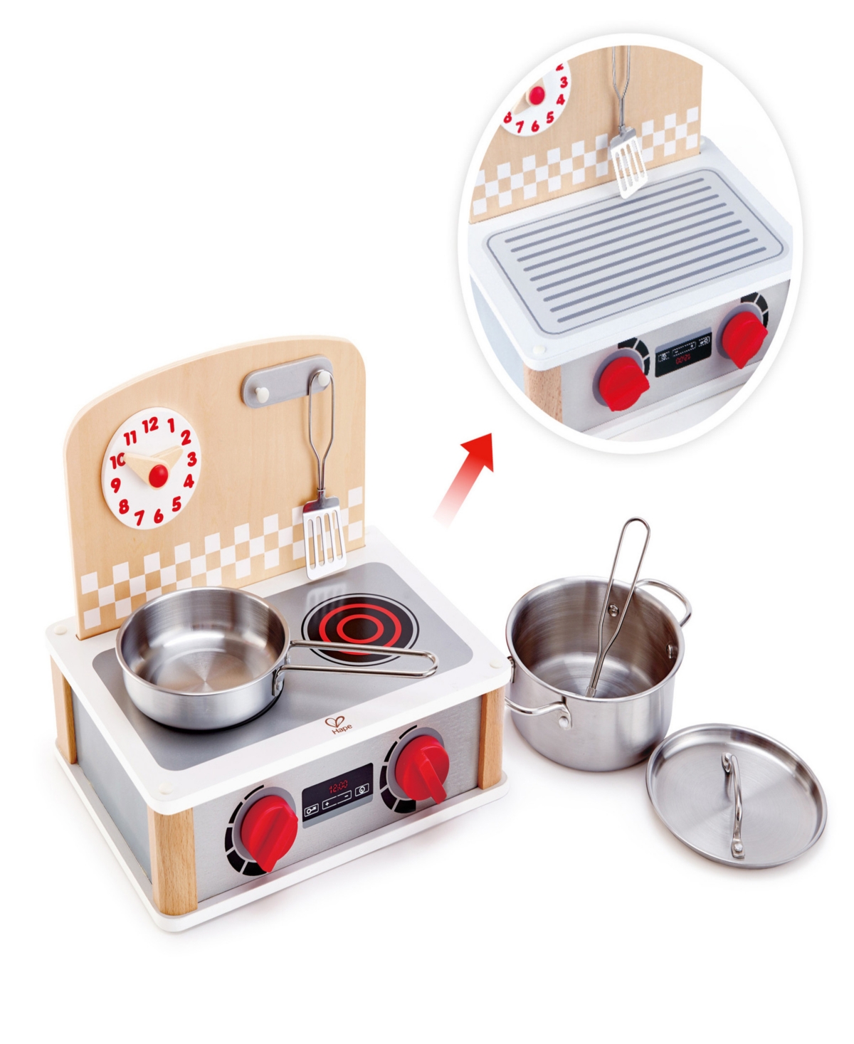 Hape 2-In-1 Kitchen Grill Set