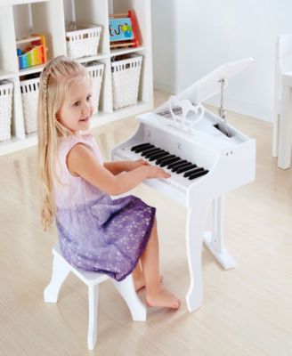 Deluxe White Grand Piano Musical Toy