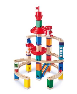 Hape Quadrilla Super Spirali - Pista Per Biglie In Legno Da 129 Pezzi Con Spirali E Xilofono, Giocattolo Creativo Per Bambini Dai 4 Anni