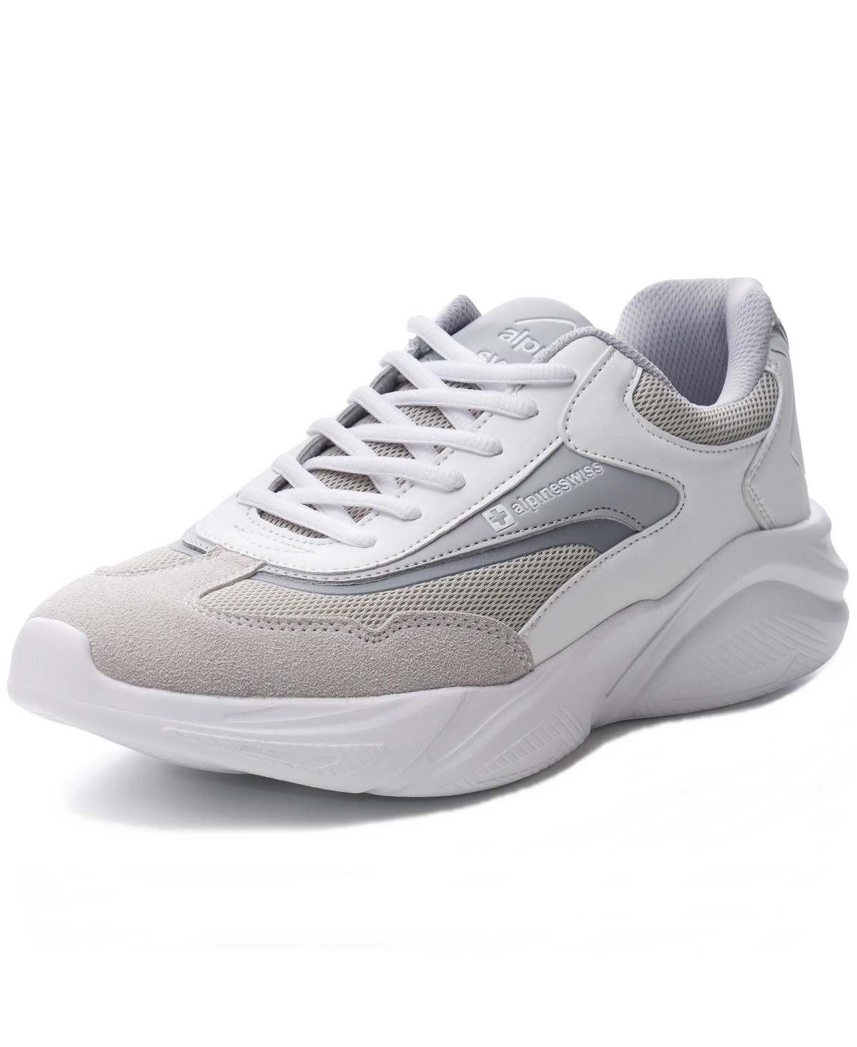 Alpine Swiss Stuart Mens Chunky Sneakers Retro Platform Dad Tennis Shoes