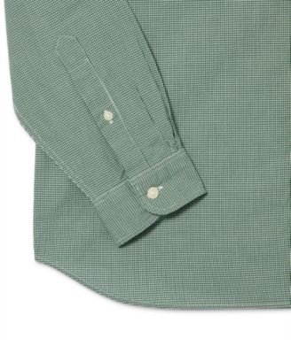 Men's Regular-Fit Gingham Check Button-Down Shirt 