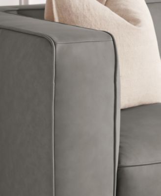 Matteo 94.5" Nubuck Leather Sofa