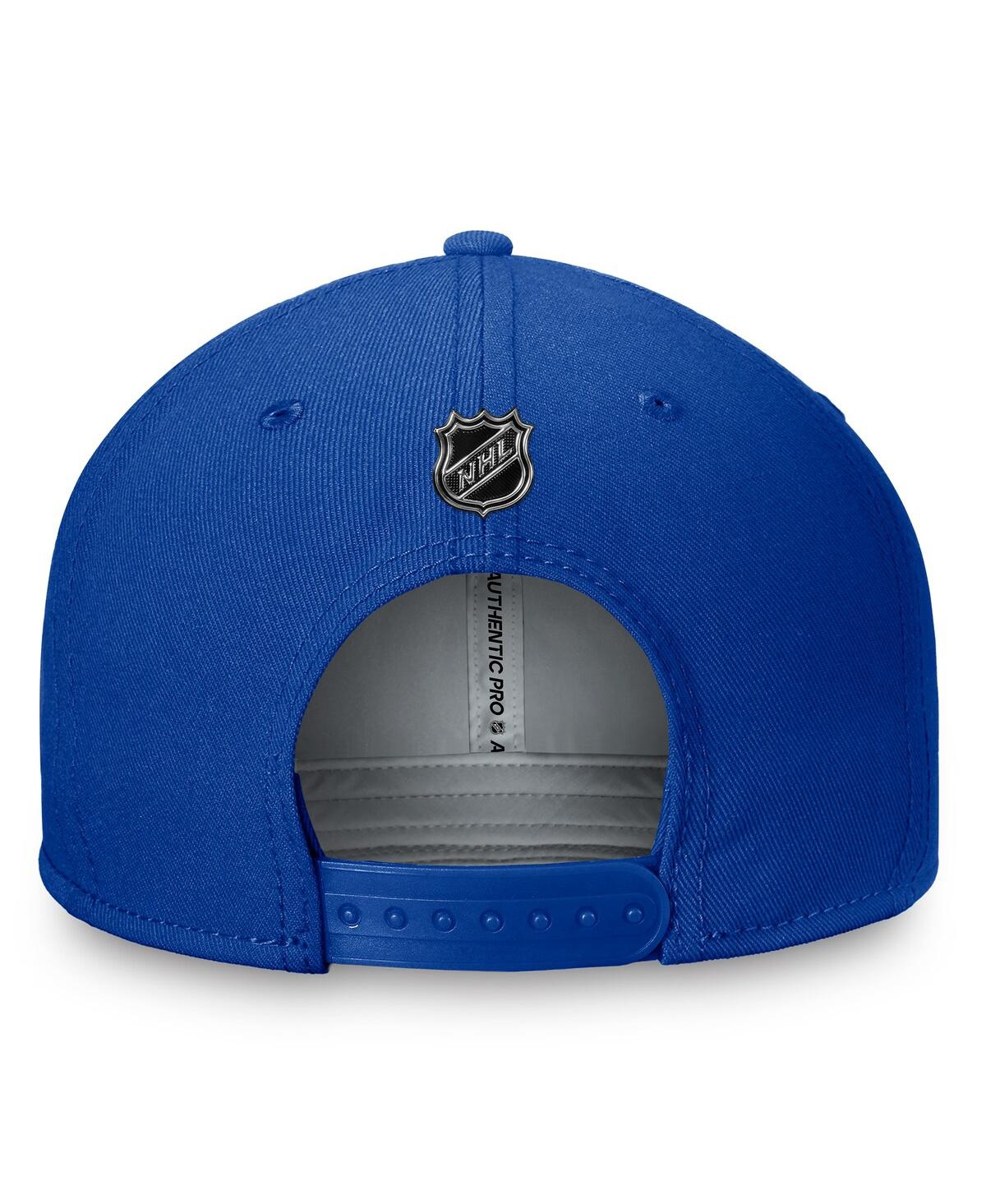 Shop Fanatics Men's  Royal New York Islanders Authentic Pro Training Camp Snapback Hat