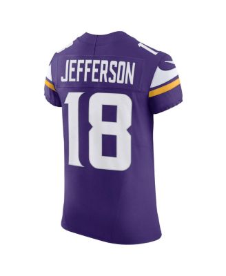 Men's Justin Jefferson  Minnesota Vikings Alternate Vapor F.U.S.E. Elite Jersey