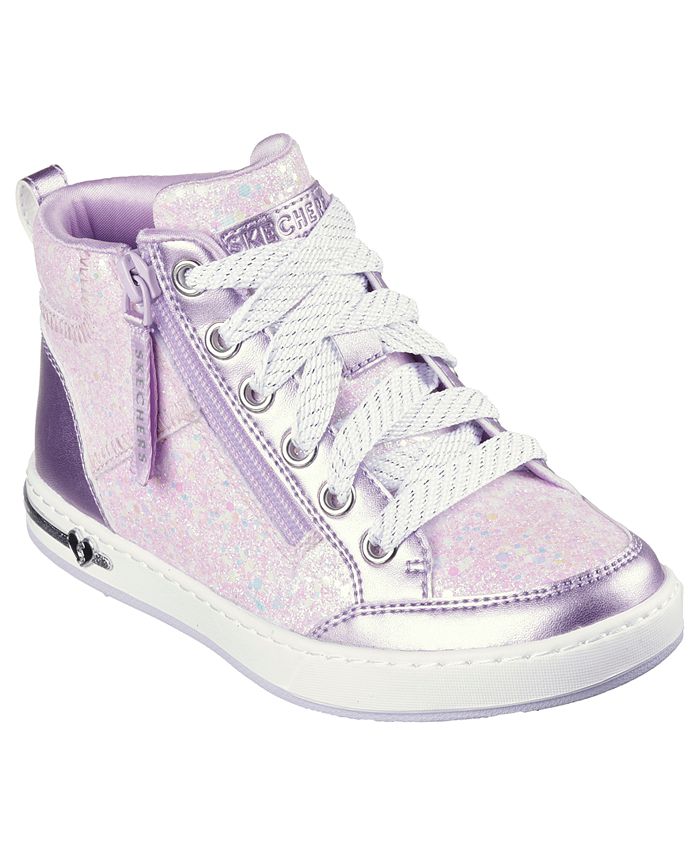 Skechers Little Girls Shoutouts - Glitter Queen Casual Sneakers