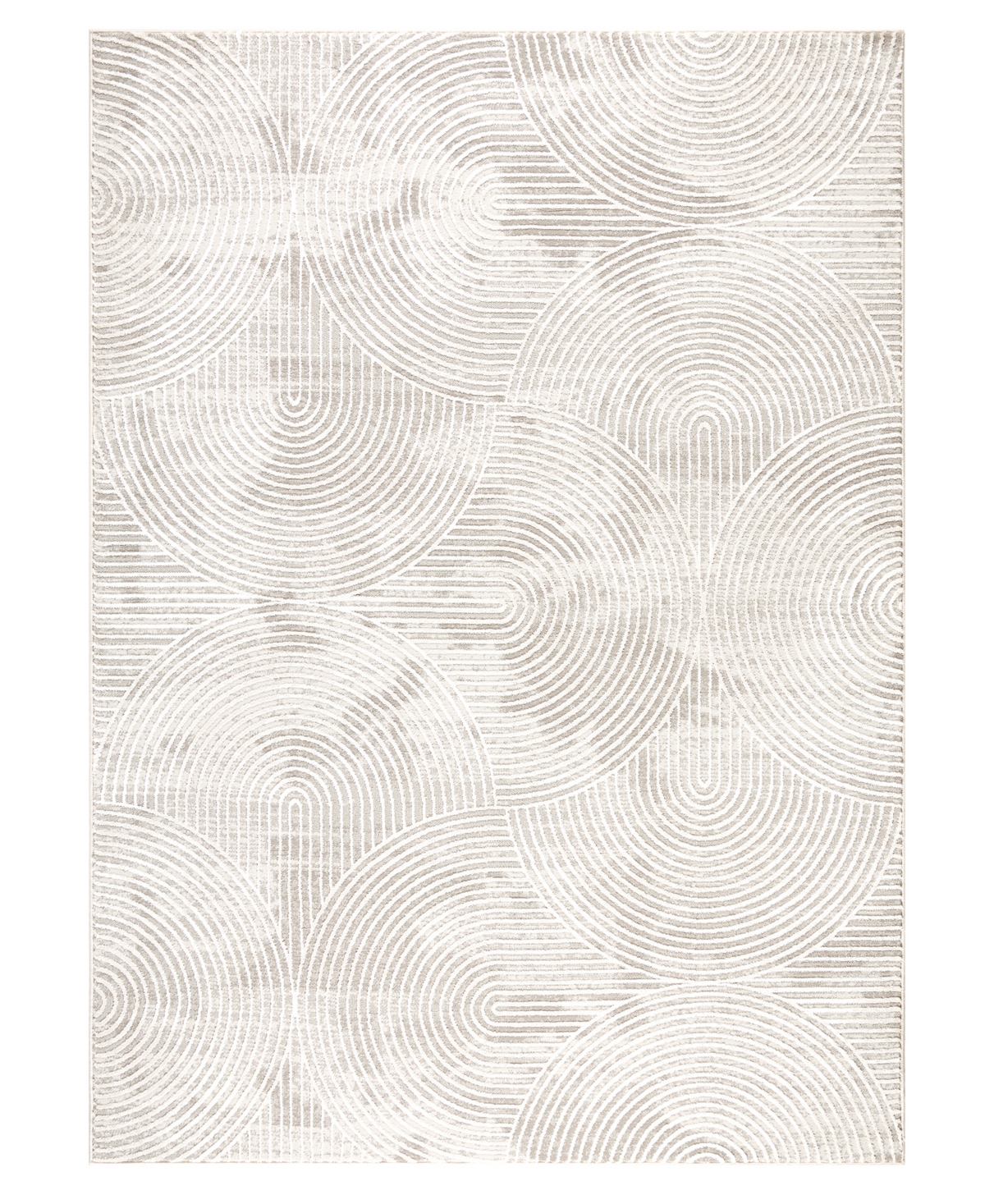 Town & Country Living Luxe Maya 9900 6'6" X 9'6" Area Rug In Ivory