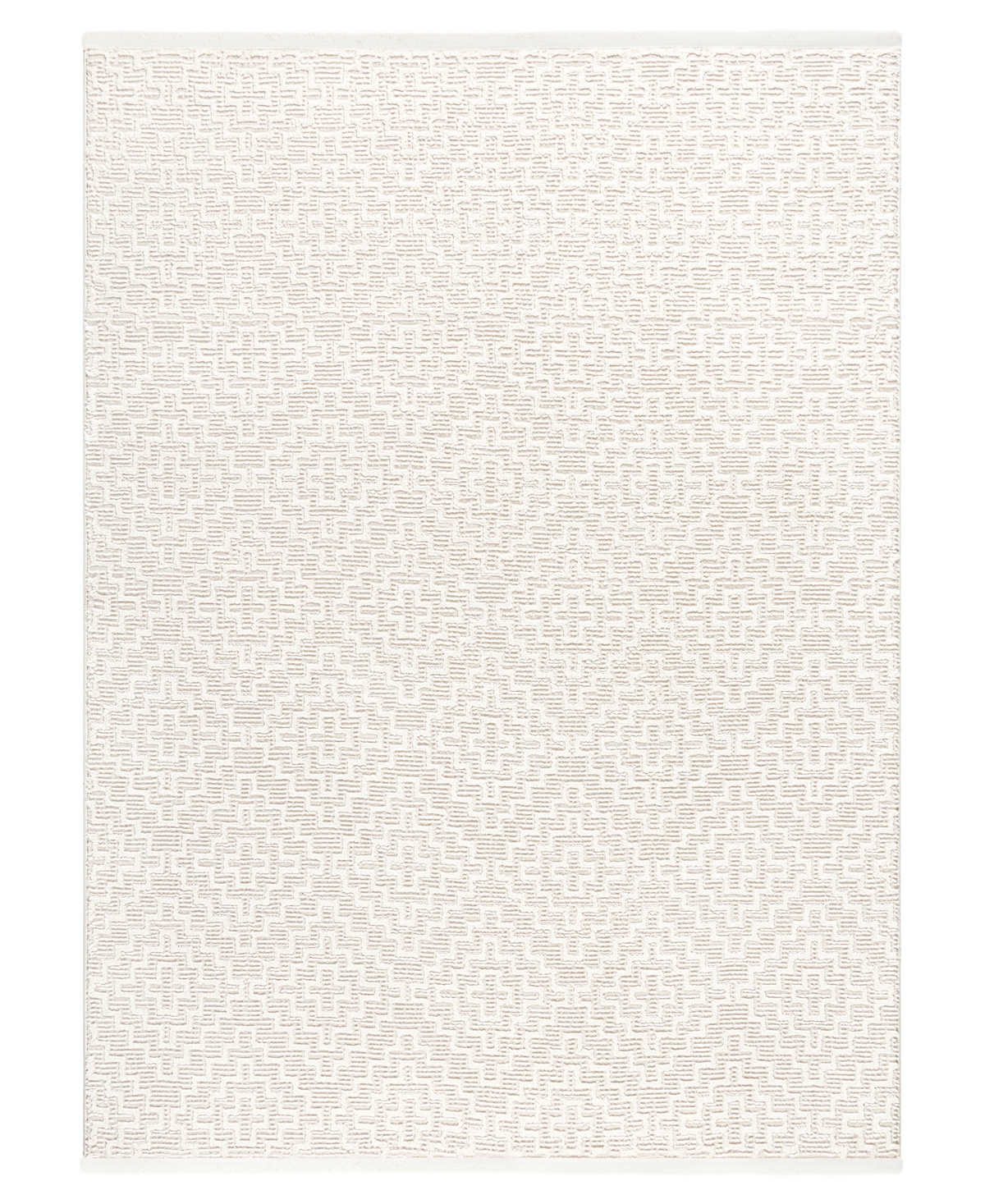 Town & Country Living Luxe Tretta High-low 37410 5'2" X 7'2" Area Rug In Ivory