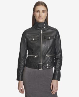 Andrew Marc women’s genuine leather black jacket outlet small