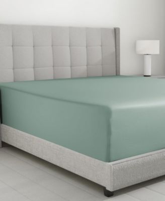 600 Thread Count Fitted Sheet Only - 100% Cotton Sateen, Fully Elasticized with Deep Pockets