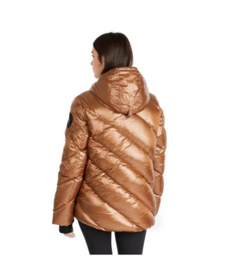 Women's Nelli Short Puffer Jacket with Fixed Hood
