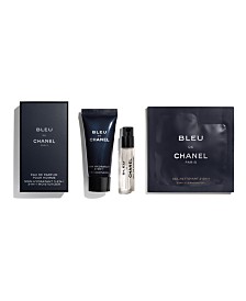Bleu de Chanel by Chanel Parfum Spray (New 2018) 3.4 oz and A Mystery Name Brand Sample vile