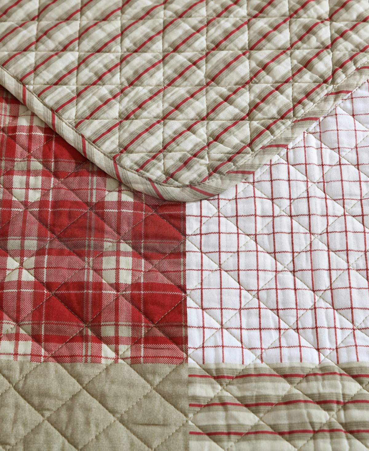 Eddie Bauer Camano Island Plaid 2-pc. Quilt Set, Twin In Red