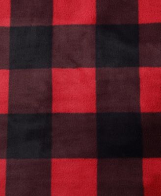 CLOSEOUT! Plaid Faux Fur Throw, 50" x 60"