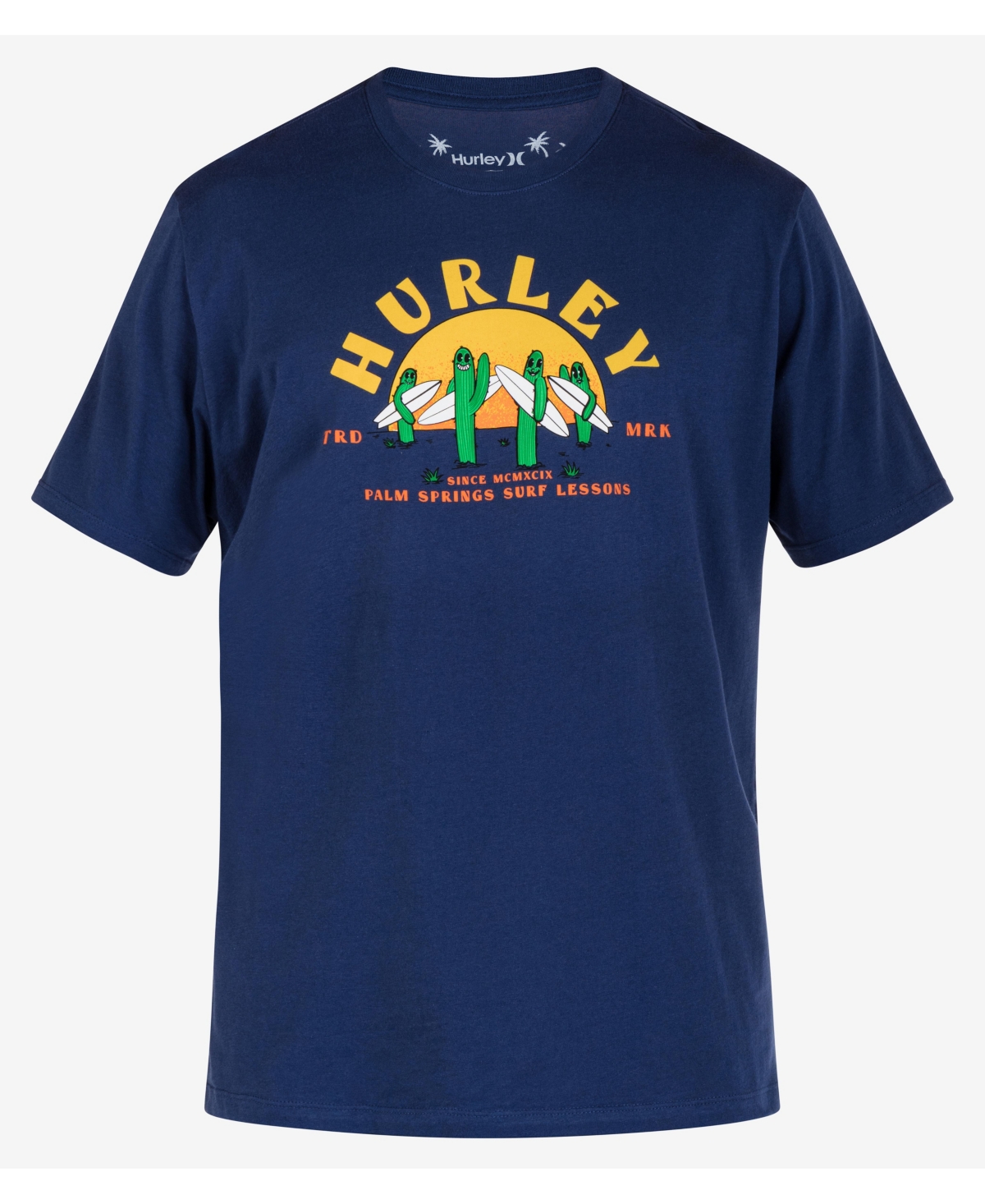 Hurley Men's Everyday Desert Tripping Short Sleeve T-shirt In Blue Void