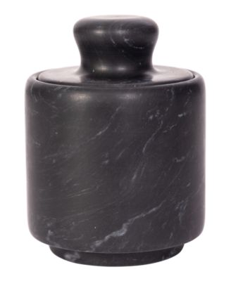 Marble Salt Cellar with Lid