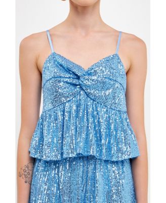 Women's Sequins Tank Top