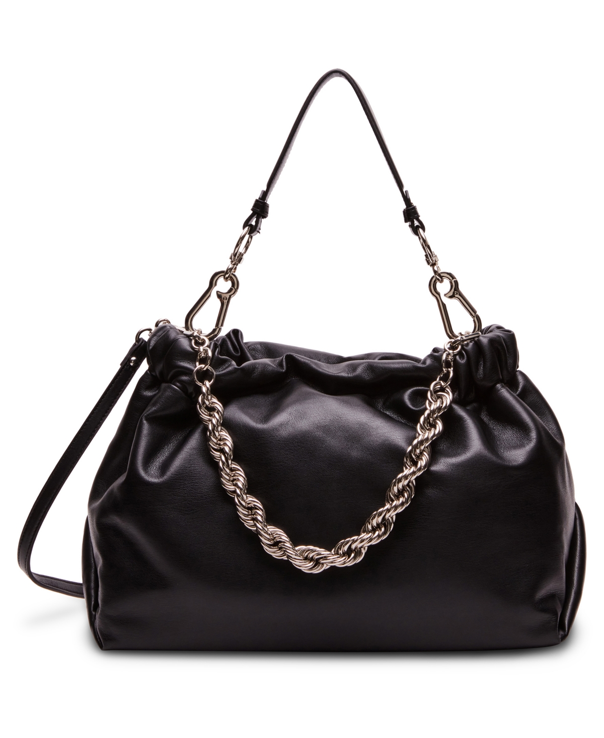 Remy Shoulder Bag with Chain - Nude