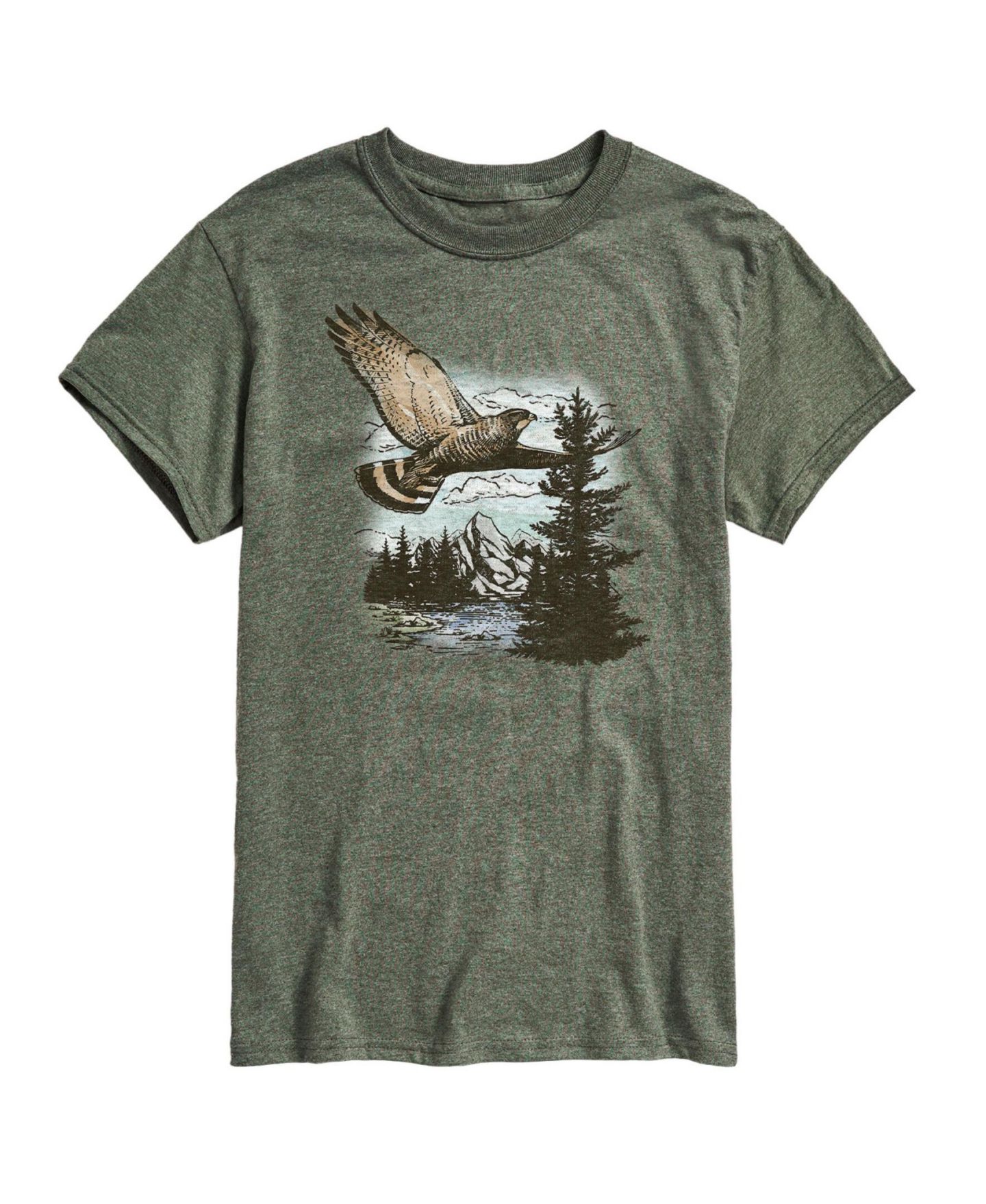 Мужская футболка AIRWAVES Eagle Scene Short Sleeve, цвет: Зелёный — фото 1