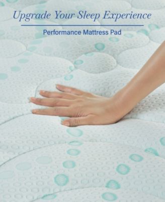 Mattress Pads Twin XL Size, 3-Zone Cooling, Soft, Non-Slip Quilted Mattress Pad Twin XL Size, 8 - 20 Inch Deep Pockets by California Design Den