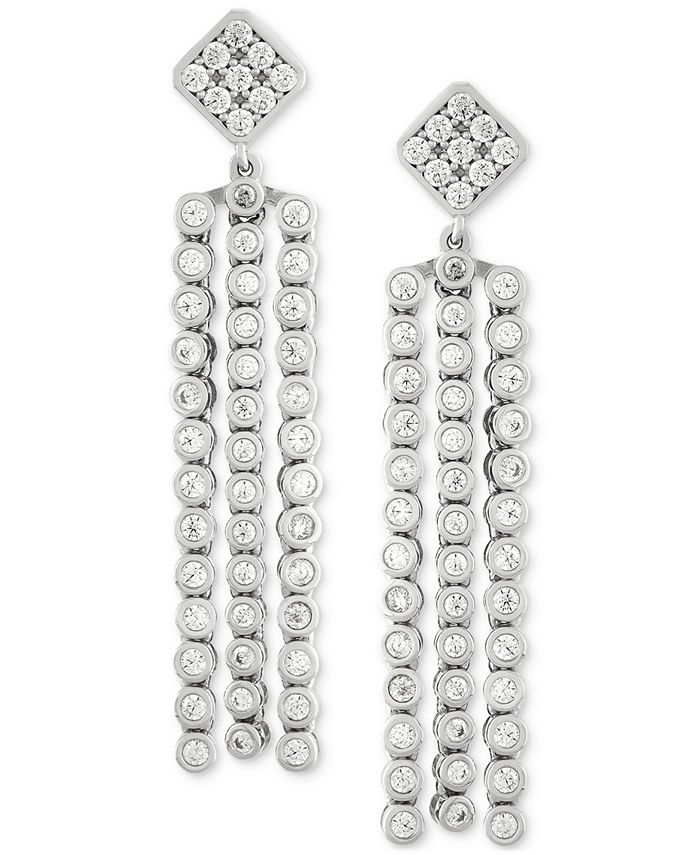 Grown With Love Lab Grown Diamond Multi Dangle Drop Earrings (11/2 ct