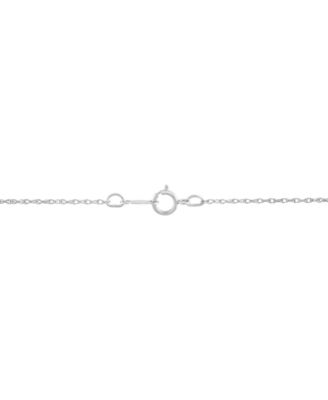 Lab Grown Diamond Graduated Pear Cluster Pendant Necklace (1/2 ct. t.w.) in Sterling Silver, 16" + 2" extender 
